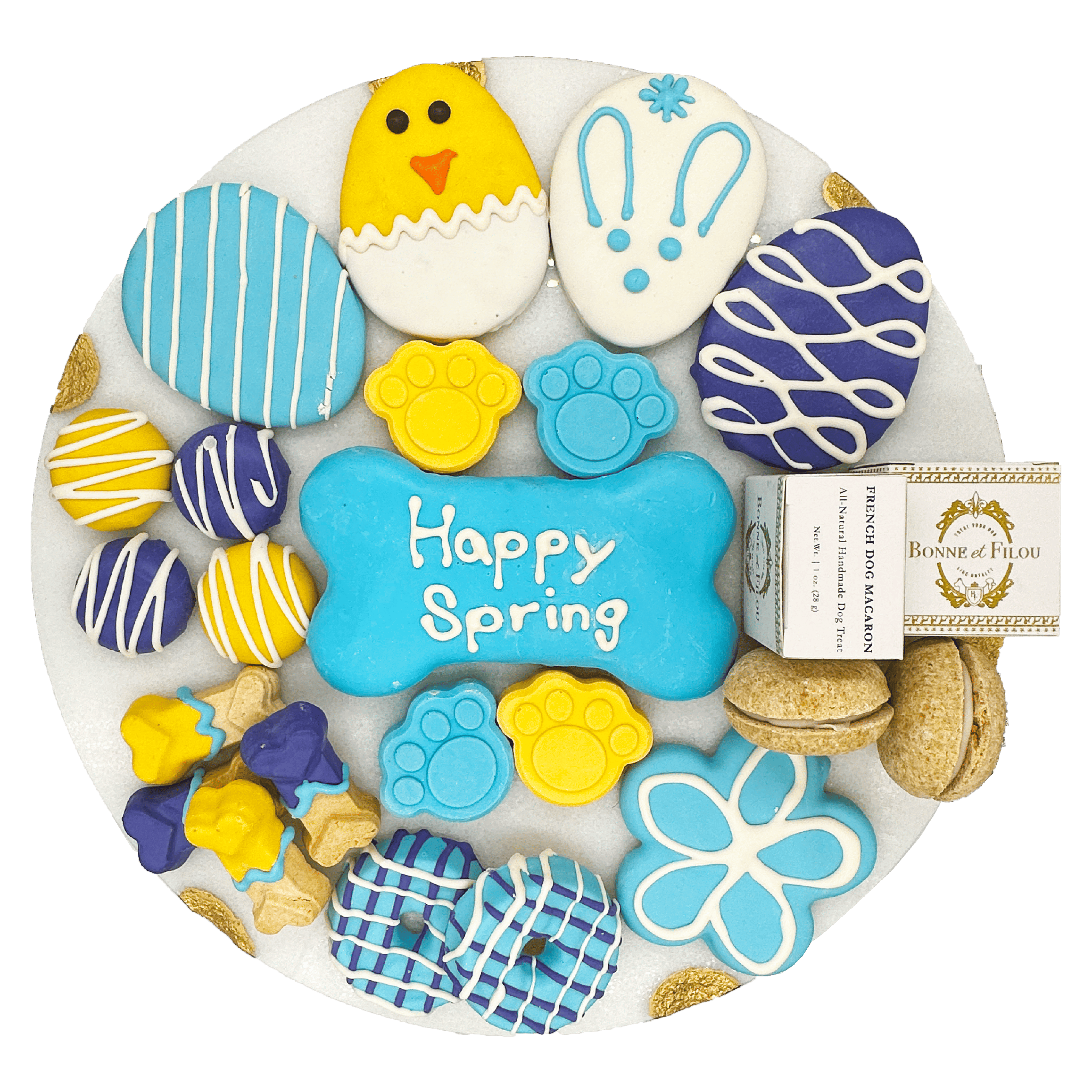 Easter-Spring Themed Dog Treats Gift Box