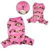 Silly Monkey Front Sleeveless Fleec Pajamas