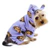 Adorable Silly Monkey Fleece Dog Pajamas/Bodysuit with Hood