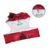 Abstract Hearts Harness Vest with Matching Leash